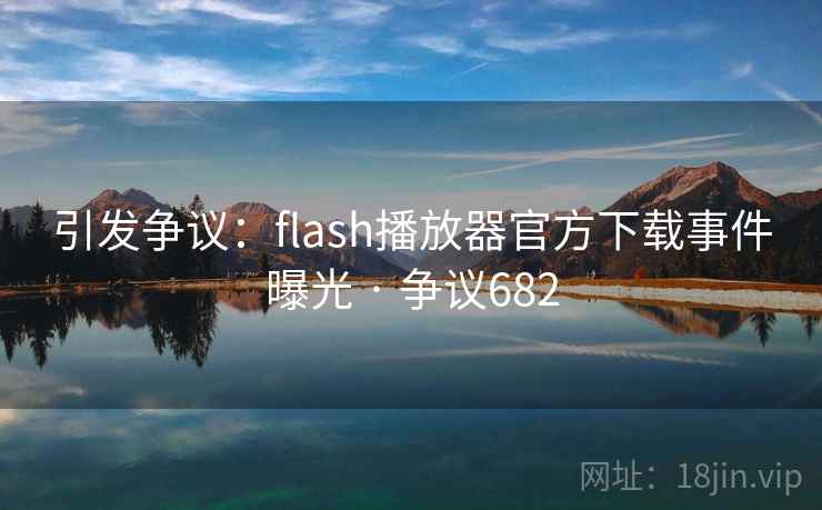 引发争议：flash播放器官方下载事件曝光 · 争议682